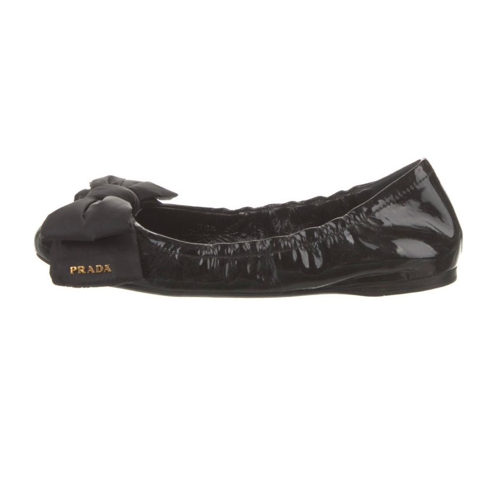 Prada Patent Leather Ballet Flats